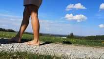 Nice feet on the gravel