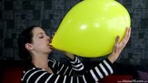 Blowing my yellow balloon till it pops [B2P]