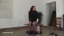 Mistress Cleo smokes and pees on the toliett box