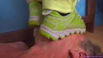 Daliah's imprints of her sneakers