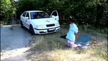 [From archive] Dana & La Pulya - Nurse outdoor problem video