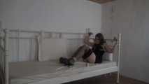 Ayu roped to bed 2/2