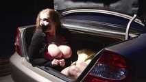  BigTit Car Trunk Captive - Bound and Gagged Secretary Alex Chance