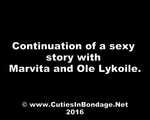 Continuation of a sexy story with Marvita and Ole Lykoile (video)