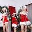 Lucky & Nelly & Xenia  - Santa's naughty little helpers unwrap presents and enjoy hogtie action