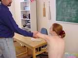 Hairy School Girl Teen Nichole Gets Spanked By Her Teacher
