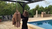 Sensual bondage at the pool - Part 2