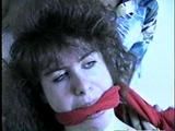 HOG-TIED, MOUTH STUFFED, CLEAVE GAGGED HOSTAGE (D14-13)