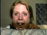 24 Yr OLD FRENCH GIRL CLEAVE GAGGED, HOG-TIED & TOE TIED ON BED (D30-7)
