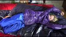 Get 2 Archive Videos with Sonja bound and gagged in her shiny nylon Downwear