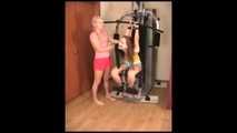 Ole Lykoile & Ricci - Lesbian girlfriends find the best way to work out together (video)