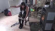 Jasmin tied to chair 2/2