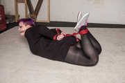 Roxie in Hogtied in Black