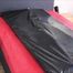 Play with slave girl in a vacuum bed