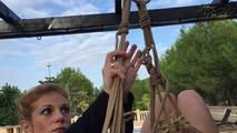 Sensual bondage at the pool - Part 2