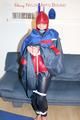 Jill tied, gagged and hooded wearing shiny nylon rainwear (Pics)