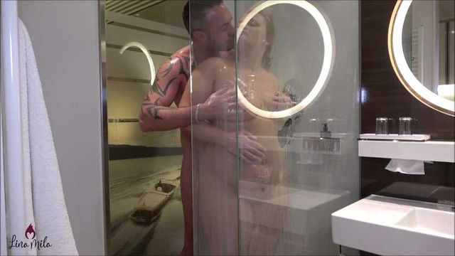 Private shower video after the shoot!!! (incl. hot quickie)