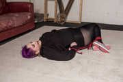 Roxie in Hogtied in Black