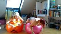 Bouncy ball fun for two