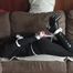 Angi hogtied on couch 2/2
