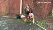 020144 Kathy Takes A Risky Pee In A Residential Area