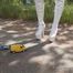 Model car crushing beside the motorway