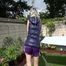 Watch Chloe enjoying her shiny nylon Downwear outside at a sunny Day