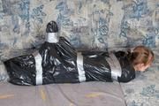 [From archive] Veronika - captured, hogtied and packed into trash bag 02