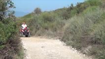 Nude ride on a Quad