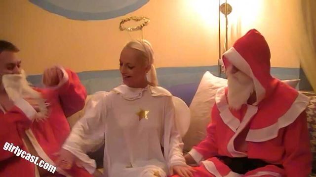 Jacky as Christmas Angel - Double Feature Clip
