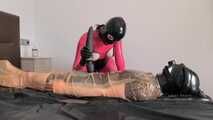 Slave P. in vacuum bag