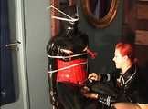 Lady Alexa: My caged Rubber Toy