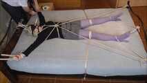 Elena and Stefanie - Tied up with 10 and 5 ropes Part 6 of 8