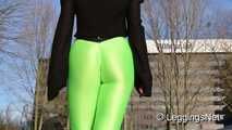 Neon Green Cameltoe Leggings