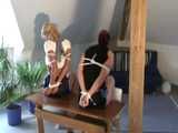 4 Videos with Jill and friends including Spanking in Shiny Nylon Shorts from 2005-2008