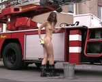 naked at the firefighters