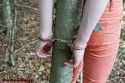 Handcuffed in the forest