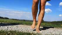 Nice feet on the gravel