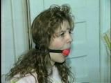 19 Yr OLD SINGLE MOM CLEAVE, BALL & HAND-GAGGED WHILE BOUND IN CHAIR (D33-1)