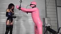 What a mean release from Chastity - Pink Gimp 4 