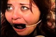 23 YR OLD REAL ESTATE BROKER IS RING GAGGED, OTM GAGGED, CLEAVE GAGGED HANDGAGGED, F0RCED SNEAKER SMELLING, HOG-TIED ON BED AND DROOLS LIKE CRAZY (D71-16)0