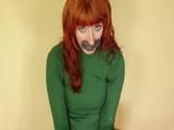 Sweet Cheeks - Handcuffed and gagged in green