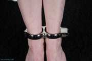 Hogtied in Irish 8 cuffs