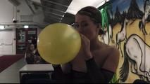 Balloon-Trampling with Yvette Hardi