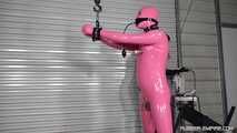 What a mean release from Chastity - Pink Gimp 4 