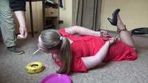 Hogcuffed webcam - girl