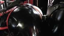 Rubber Sissy fuck training