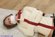 Hogtied in a straithjacket