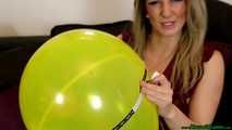 balloons size measurement 18inch *Globos Payaso* and Blow2Pop U16