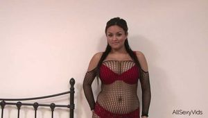 Slutty Fishnet Dress